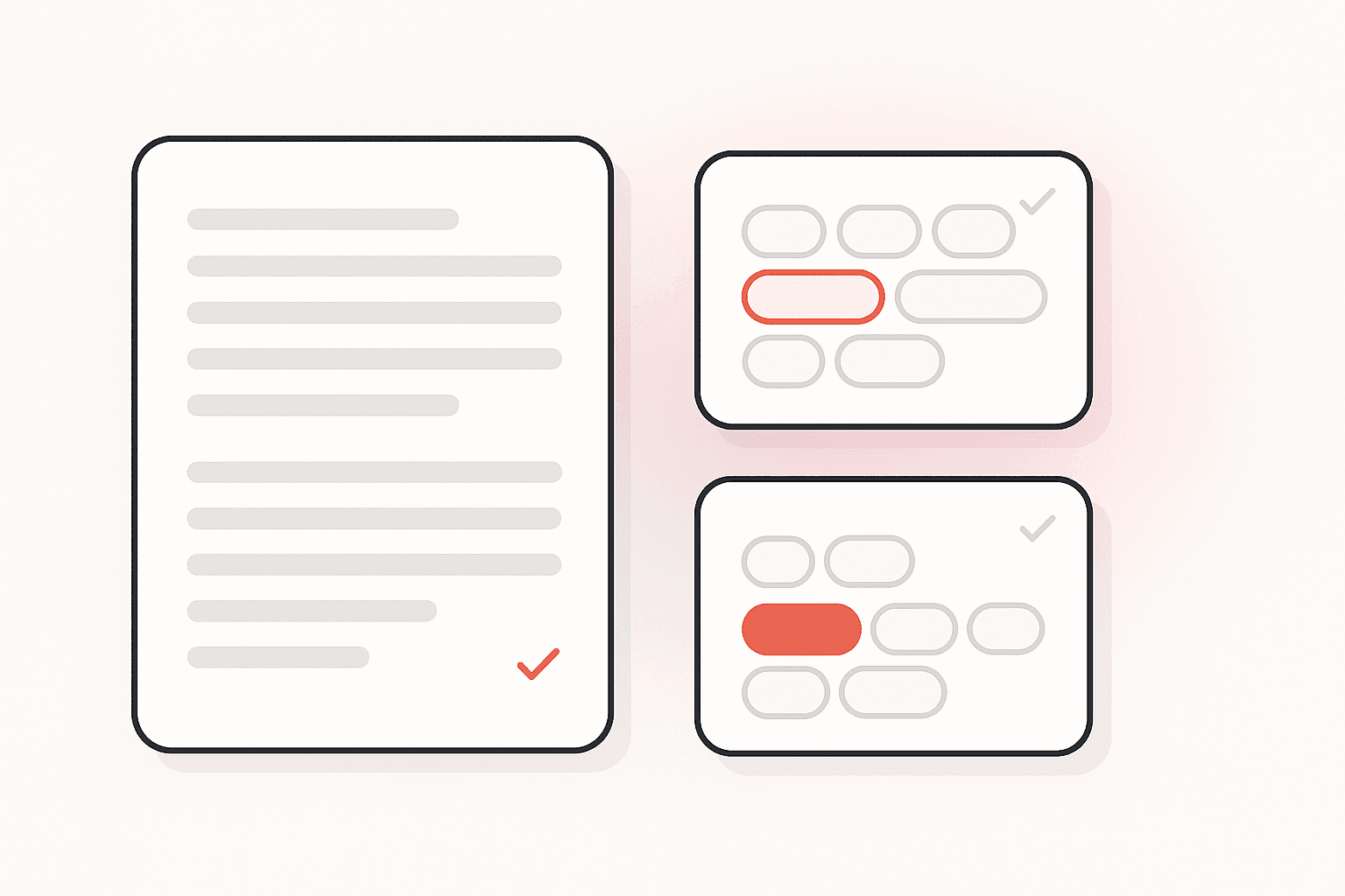 A YouTube description and tag fields being optimized with red highlights